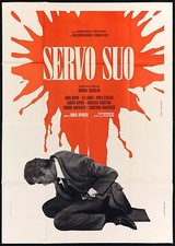 SERVO SUO MANIFESTO CINEMA THRILLER PIOVANO PAOLA SENATORE 1973 MOVIE POSTER 4F