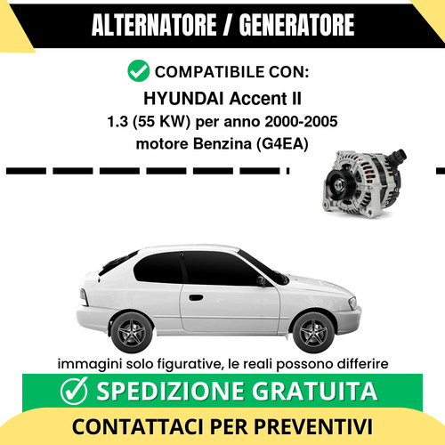 Alternatore hyundai accent - hyundai,