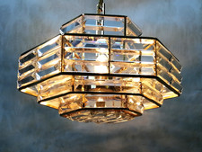 Plafoniera in cristallo al