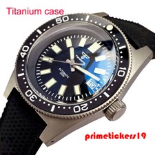 Orologio Uomo Tandorio Titanio 62mas Dive Automatico Doppia Cupola AR Zaffiro Data