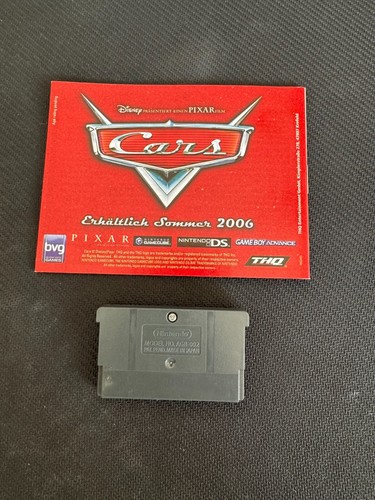 Cars nintendo gameboy - nintendo,