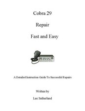 Libretto riparazione Cobra 29
