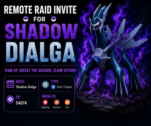 Pokemon shadow dialga - go,