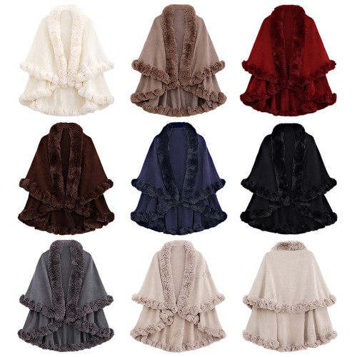 Donna pelliccia finta bordo - donna,