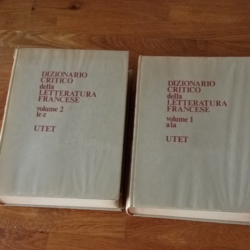 Utet dizionario critico della - dizionario,