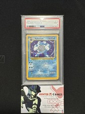 Poliwrath 13/102 carta pokemon PSA 9 holo spanish set base