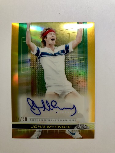 2024 topps chrome tennis john - tennis,