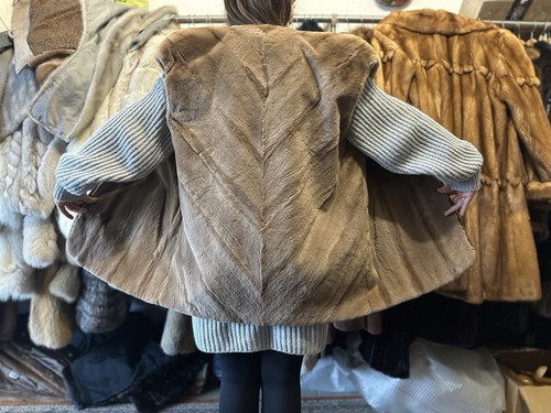 Gilet visone - , pelliccia
