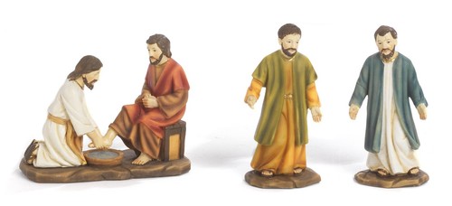 Set presepe pasquale lavanda - presepe,