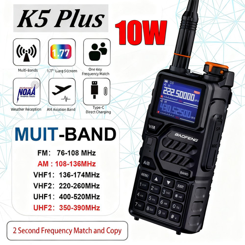 Baofeng k5plus radioamatore - baofeng,