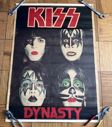Poster vintage kiss raro - vintage,