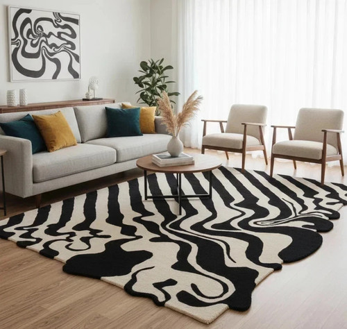 Tappeto lana trapuntato - tappeto, a
