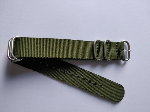 Cinturino nato verde - , militare