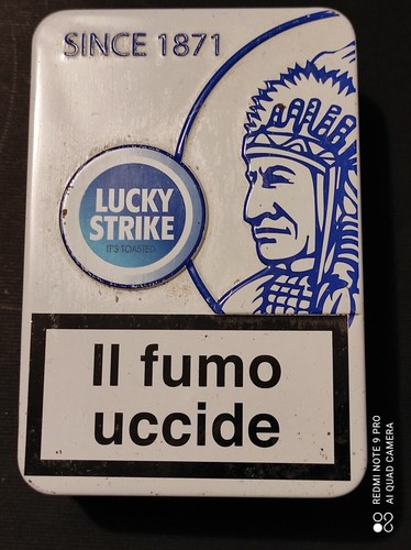Porta sigarette lucky - porta, strike