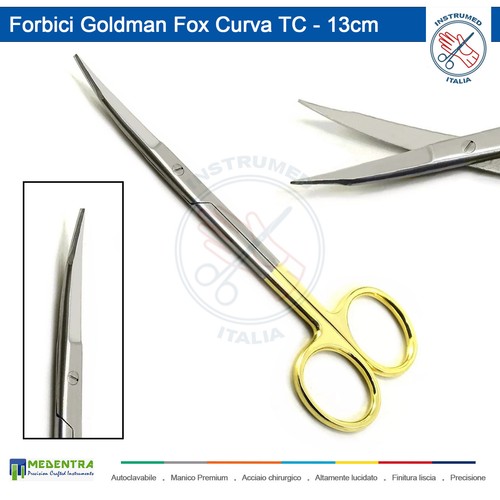 Forbici goldman fox curva - fox, tc