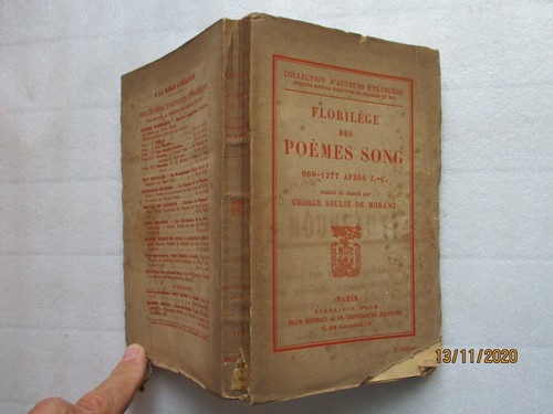 Florilege des poemes song 960 - florilege,