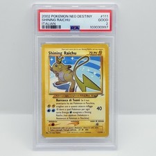 CARTA POKÉMON SHINING RAICHU 111/105 (2002) - NEO DESTINY - ITA - PSA 2 - RARA
