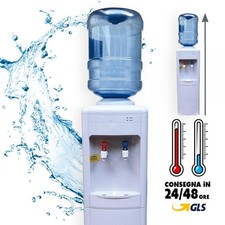 DISPENSER A COLONNA ACQUA CALDA E FREDDA DISTRIBUTORE A COLONNINA CON BOCCIONE