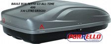 BAULE BOX AUTO ALL-TIME 400 PORTATUTTO DA TETTO UNIVERSALE G3 330 LT
