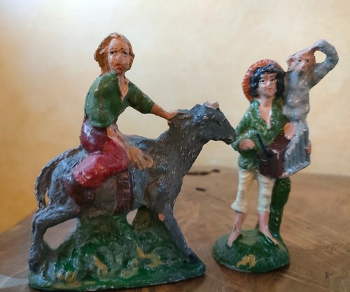 Vecchie statuine presepe - statuine,
