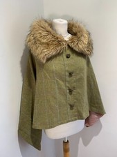 Scialle mantello poncho tweed