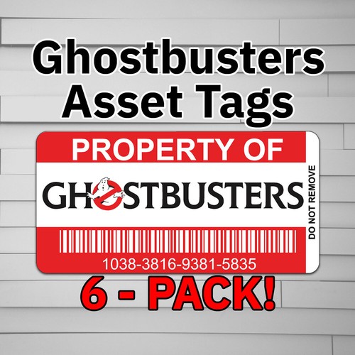 Ghostbusters asset tags - asset,