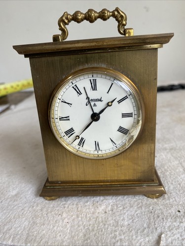 Vintage french brass alarm - vintage,