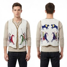 Gilet Powwow Vintage con