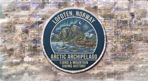 Lofoten norvegia tinto patch - norvegia,