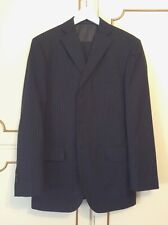 Abito grigio scuro gessato in lana 120's REDA, tg. 48 drop 6