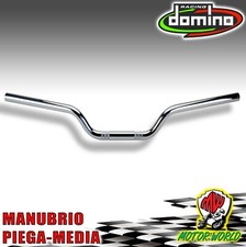 MANUBRIO MOTO 22mm TOMASELLI STERZO PIEGA MEDIA STERZO in ACCIAIO CROMATO