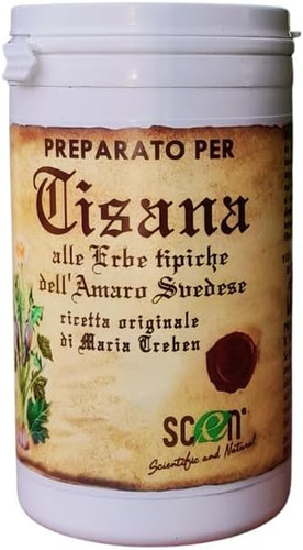 Preparato per tisana alle - per,