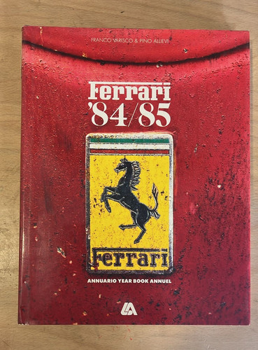 Ferrari annuario year - ferrari, 84/85