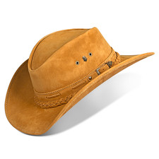 Cappello da cowboy in pelle