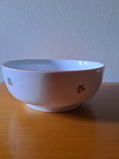 Richard Ginori Ciotola Porcellana grande con Ciliegie ? 20 Cm Vintage Anni 80