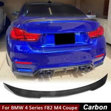 Per BMW Serie 4 F82 M4 Coupè 2015-2020 Ala Coperchio Spoiler Bagagliaio Posteriore REAL CARBON