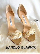 MANOLO BLAHNIK d'Orsay sandalo