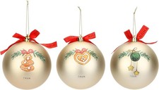 THUN Set 3 Palline Natalizie