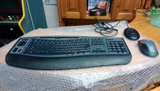 Microsoft 5000 Wireless Laser Keyboard + Mouse & Dongle TESTED Retrogaming 