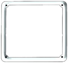 Cornice targa 17x17 Cromata