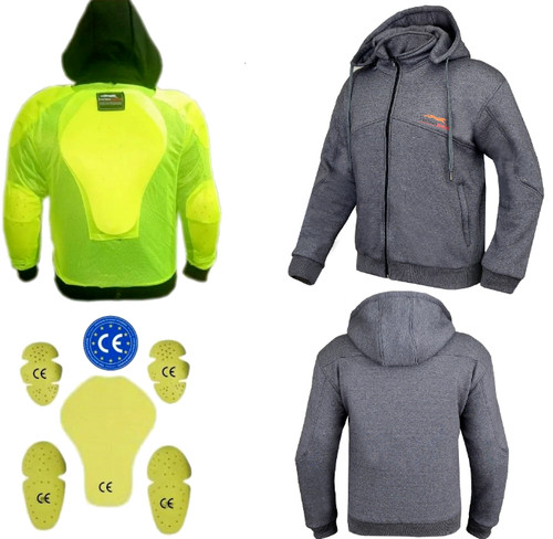 Moto hoodie con - hoodie, protettore