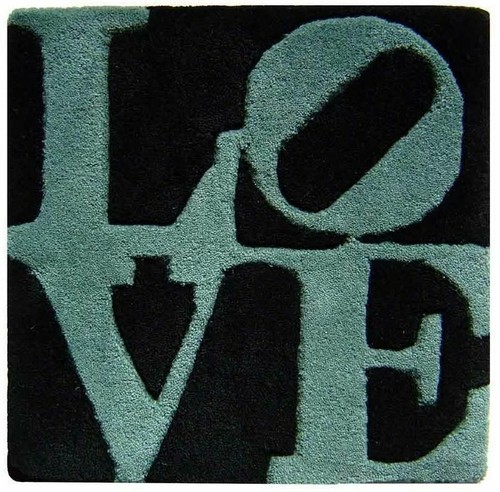 Tapis love robert indiana - tapis,