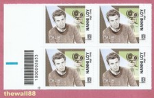 ITALIA 2025  Nanni Loy 1925-2025  QUARTINA con CODICE A BARRE Bassa Sinistra