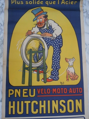 Affiche hutchinson pneu vélo - affiche,