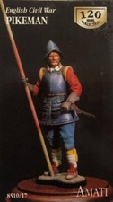 AMATI 8510/17 - ENGLISH CIVIL WAR PIKEMAN - 120mm RESIN KIT