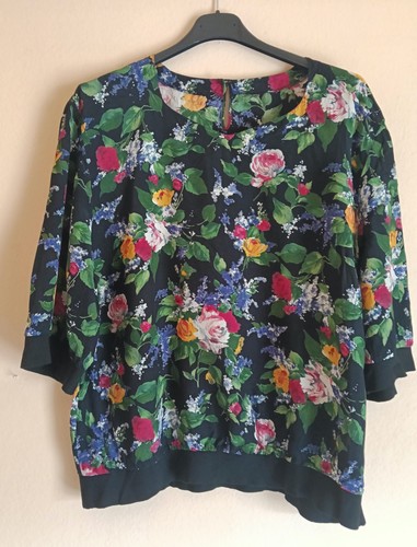 Camicia blusa fiori - a,