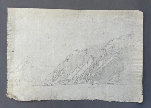 Disegno antico datato 1837