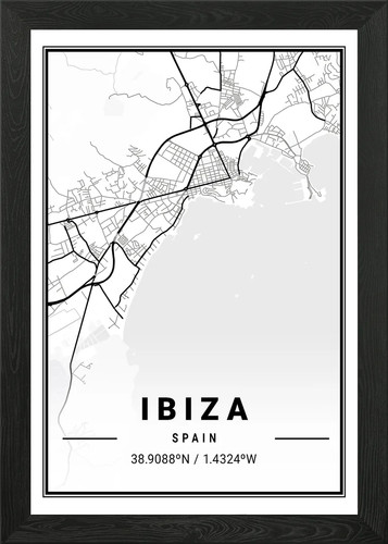 Ibiza light city mappa - city,