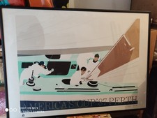 serigrafia firmata  Franco Costa America's Cup '87 originale su carta