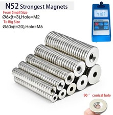 Magneti ad anello svasati al